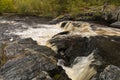 Eau Claire River Waterfall In Autumn