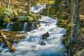 Cascading Waterfalls of Crabtree Falls in the Blue Ridge Mountains of Virginia, USA Royalty Free Stock Photo