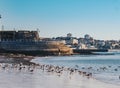 Cascais Panorama with the beach and promenade in Cascais, Portugal Royalty Free Stock Photo