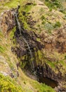 Cascata de Aveiro on Santa Maria Island Royalty Free Stock Photo