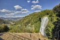 Cascata Delle Marmore waterfalls in Terni, Umbria, Italy Royalty Free Stock Photo