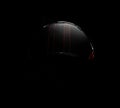 Casco para moto a contraluz: elegancia Royalty Free Stock Photo