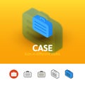 Case icon in different style Royalty Free Stock Photo