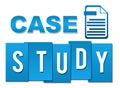 Case Study Blue Professional With Symbol