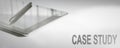 CASE STUDY Business Concept Digital Technology. Royalty Free Stock Photo