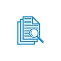 Case study icon vector design symbol Royalty Free Stock Photo