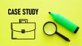 Case Study process information concept is shown using the text Royalty Free Stock Photo