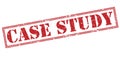 Case study red stamp Royalty Free Stock Photo
