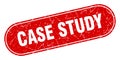 case study sign. case study grunge stamp. Royalty Free Stock Photo