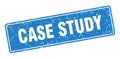 case study sign. case study grunge stamp. Royalty Free Stock Photo