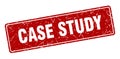 case study sign. case study grunge stamp. Royalty Free Stock Photo