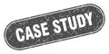 case study sign. case study grunge stamp. Royalty Free Stock Photo