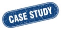 case study sign. case study grunge stamp. Royalty Free Stock Photo