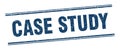 case study stamp. case study square grunge sign. Royalty Free Stock Photo