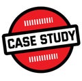 CASE STUDY stamp on white Royalty Free Stock Photo
