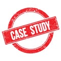 CASE  STUDY text on red grungy round stamp Royalty Free Stock Photo