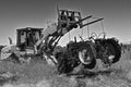 Case tractor lifting another tractor