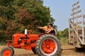 Case tractor operators shooting selfies