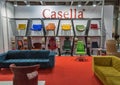 Casella office chairs booth during KiFF exhibition in Kyiv, Ukraine
