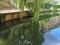 Casemates reflecting in water Royalty Free Stock Photo