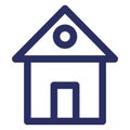Casement Isolated Vector with Outline icon which can easily modify or edit