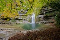 Casentino forest park waterfalls dell'Acquacheta Royalty Free Stock Photo