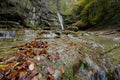 Casentino forest park waterfalls dell'Acquacheta Royalty Free Stock Photo