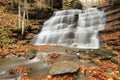 Casentino Italian forest waterfalls Royalty Free Stock Photo