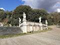 Caserta - Balustrade of the Fountain of Diana and Actaeon