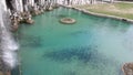 Royal Palace of Caserta - Overview of the Fountain of Eolo