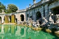 Caserta Campania Italy. The Royal Palace. The fountain of Aeolus