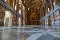 The splendid Royal Palace of Caserta, its interiors Royalty Free Stock Photo