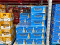 Cases of Modelo Especial Cerveza Beer at a Sam`s Club store in Orlando, Florida