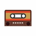 Casette icon vector image.