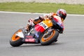 Casey Stoner racing Royalty Free Stock Photo