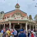 Caseys Corner restaurant on Main Street USA at Walt Disney World Magic Kingdom Royalty Free Stock Photo