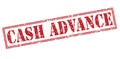 Cash advance red stamp