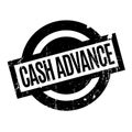 Cash Advance rubber stamp Royalty Free Stock Photo