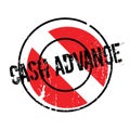 Cash Advance rubber stamp Royalty Free Stock Photo