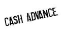 Cash Advance rubber stamp Royalty Free Stock Photo