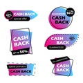 Cash back label