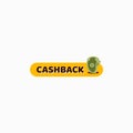 Cash Back Label Vector Template Design Illustration Royalty Free Stock Photo