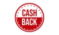 Cash Back Rubber Grunge Stamp Seal Vector Illustration Royalty Free Stock Photo