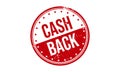 Cash Back Rubber Grunge Stamp Seal Vector Illustration Royalty Free Stock Photo