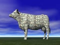 MONEY CASH COW WEALTH FINANCIAL INVESTMENT Royalty Free Stock Photo