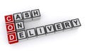 Cash on delivery word blocks