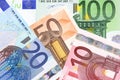 Cash euro Royalty Free Stock Photo