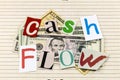 Cash flow money financial expense income illustration