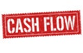 Cash flow sign or stamp Royalty Free Stock Photo
