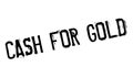 Cash For Gold rubber stamp Royalty Free Stock Photo